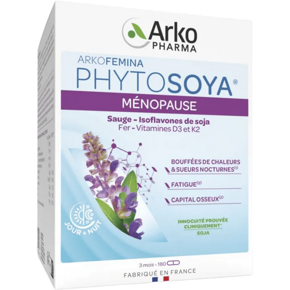 Arkopharma Phyto Soya Menopause 180 Capsules - TrustMedUSA