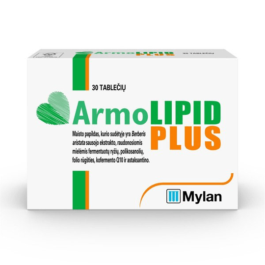 ARMOLIPID PLUS 30 Tablets Helps Maintain Normal Cholesterol Level in Blood - TrustMedUSA
