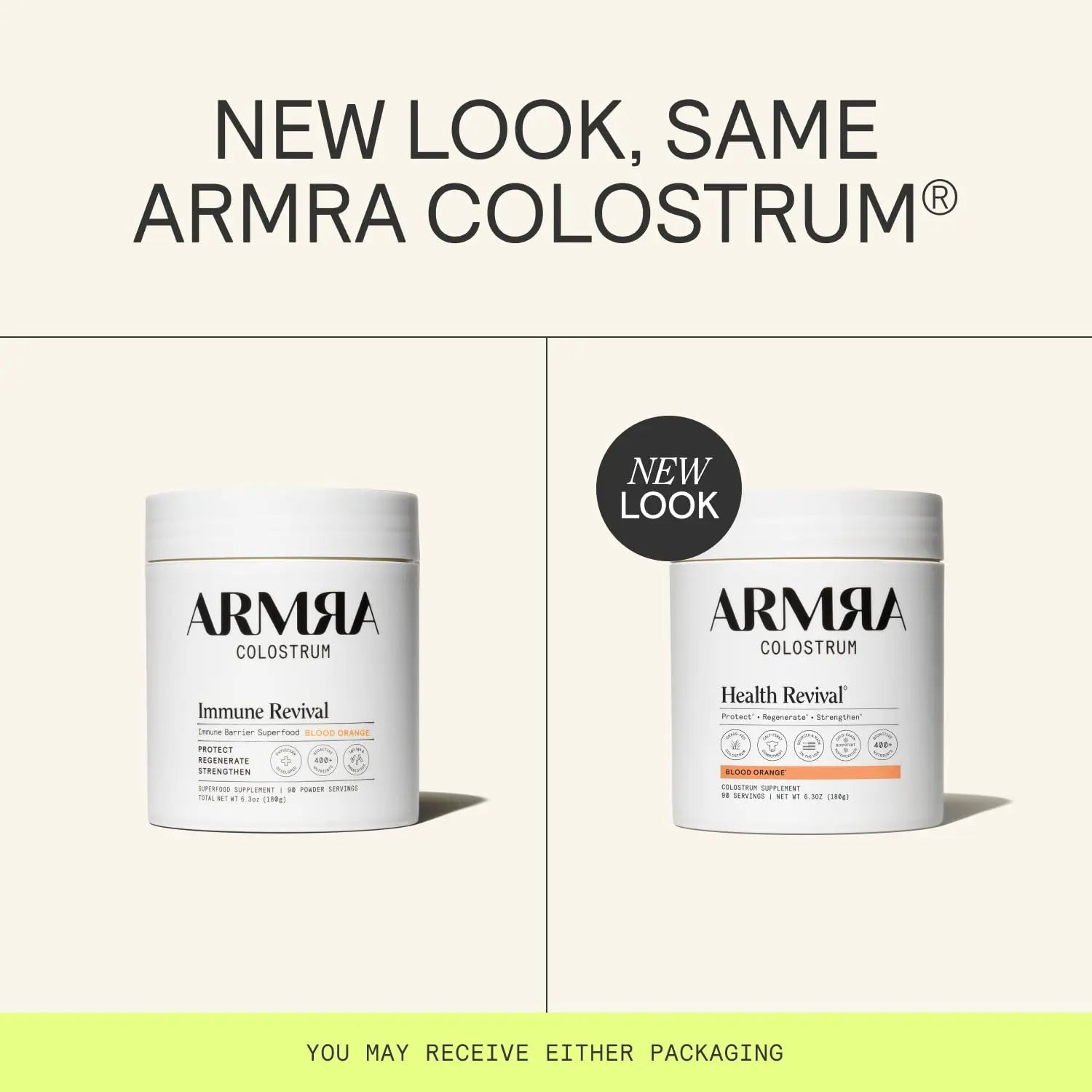 ARMRA Colostrum Powder | Blood Orange | Gut Health & Bloating | Skin & Hair | Immunity | Keto, Gluten & Fat-Free | 90 Servings - TrustMedUSA