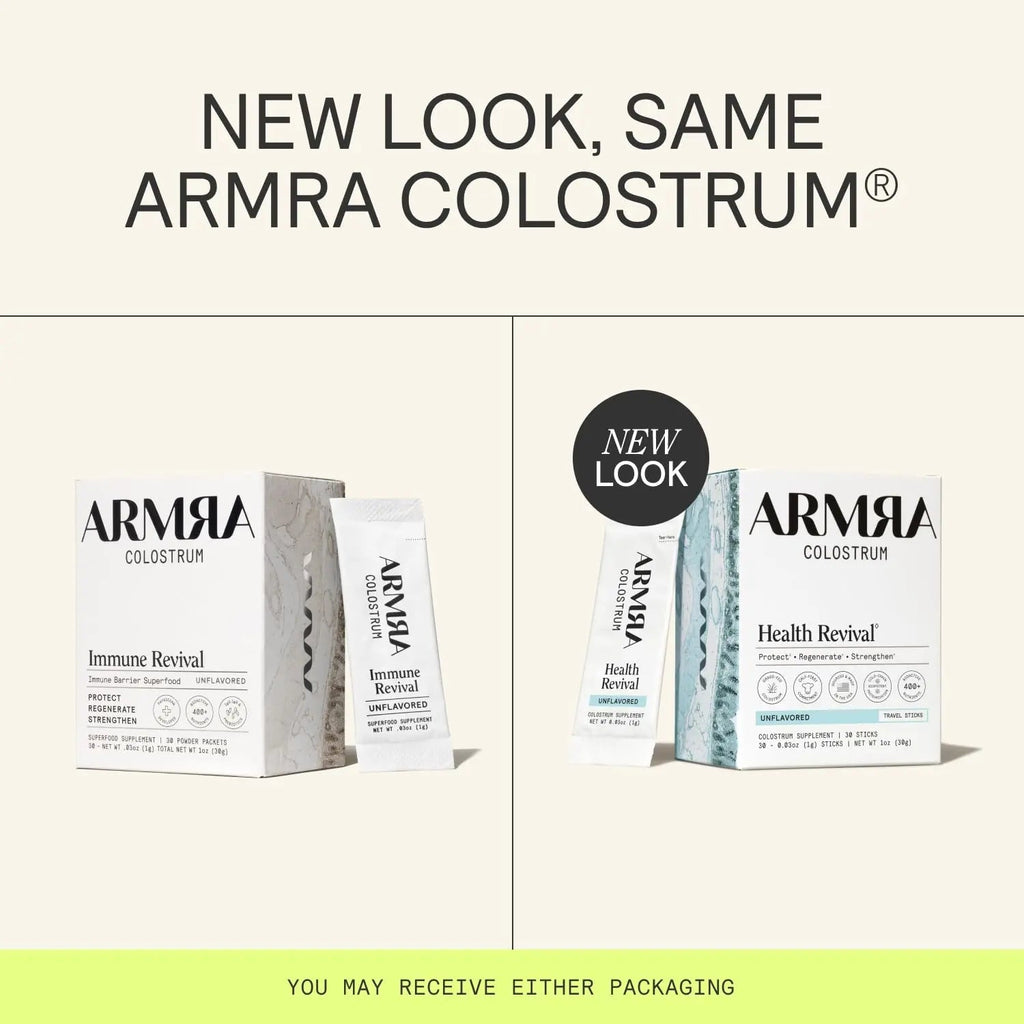 ARMRA Colostrum Powder | Unflavored | Gut Health & Bloating | Skin & Hair | Immunity | Keto, Gluten & Fat-Free | 60 Servings - TrustMedUSA