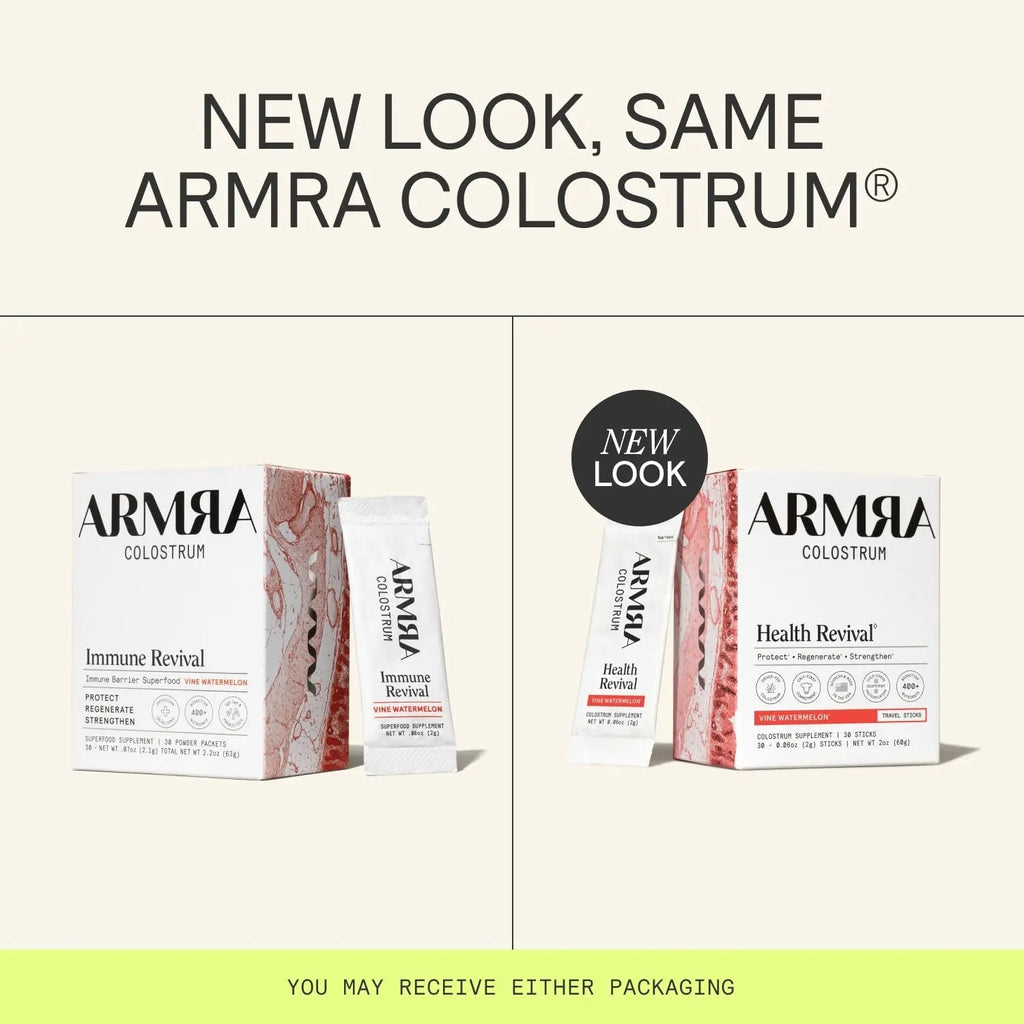 ARMRA Colostrum Powder | Vine Watermelon | Gut Health & Bloating | Skin & Hair | Immunity | Keto, Gluten & Fat-Free | 30 Servings - TrustMedUSA
