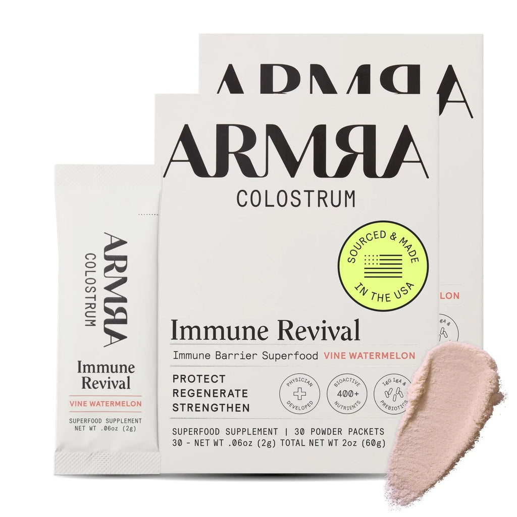 ARMRA Colostrum Powder | Vine Watermelon | Gut Health & Bloating | Skin & Hair | Immunity | Keto, Gluten & Fat-Free | 60 Servings - TrustMedUSA