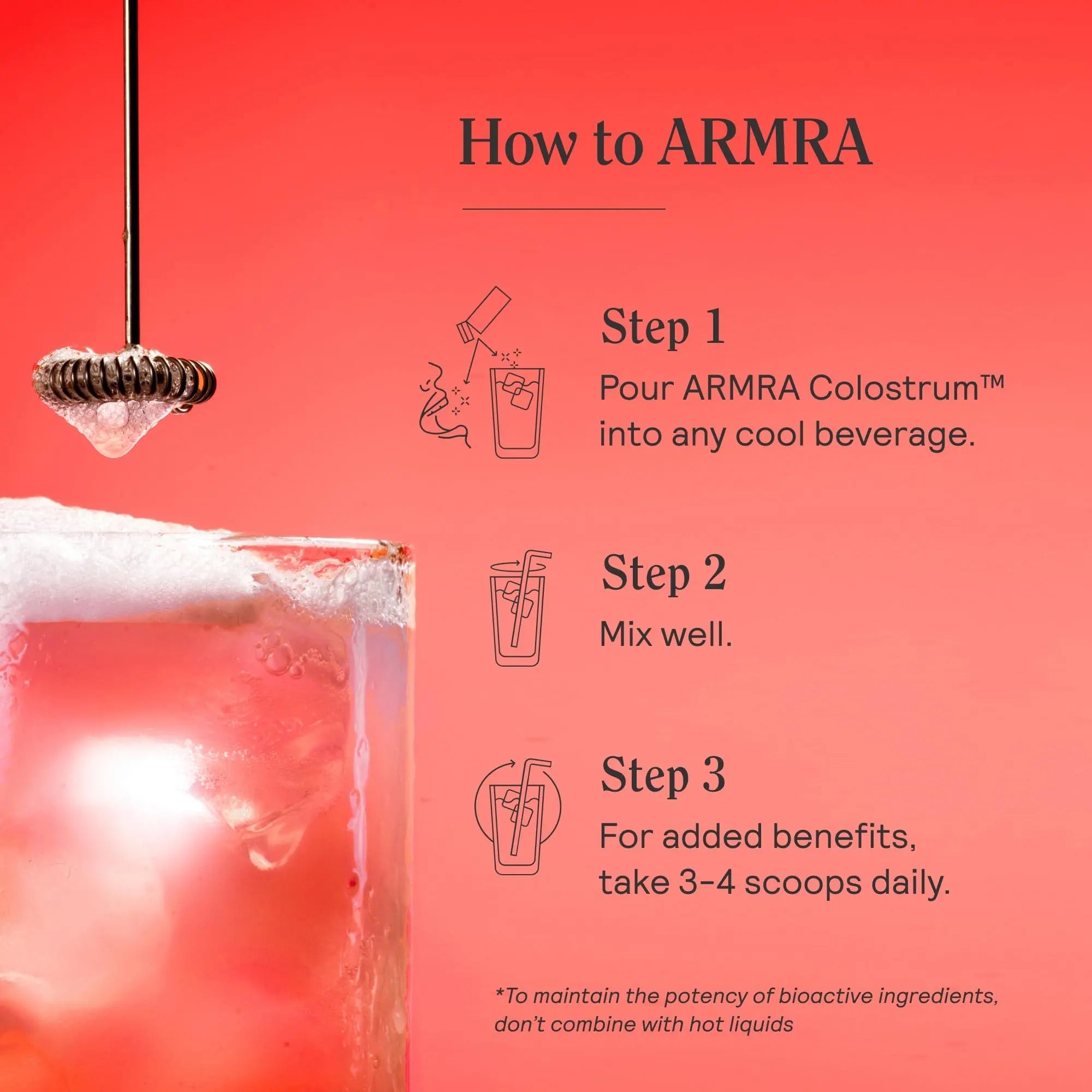 ARMRA Colostrum Powder | Vine Watermelon | Gut Health & Bloating | Skin & Hair | Immunity | Keto, Gluten & Fat-Free | 90 Servings - TrustMedUSA