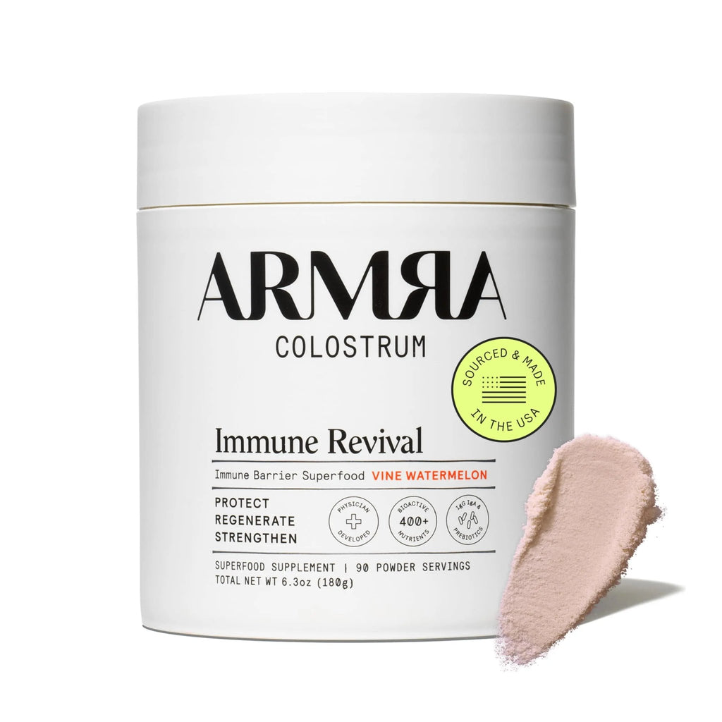 ARMRA Colostrum Powder | Vine Watermelon | Gut Health & Bloating | Skin & Hair | Immunity | Keto, Gluten & Fat-Free | 90 Servings - TrustMedUSA