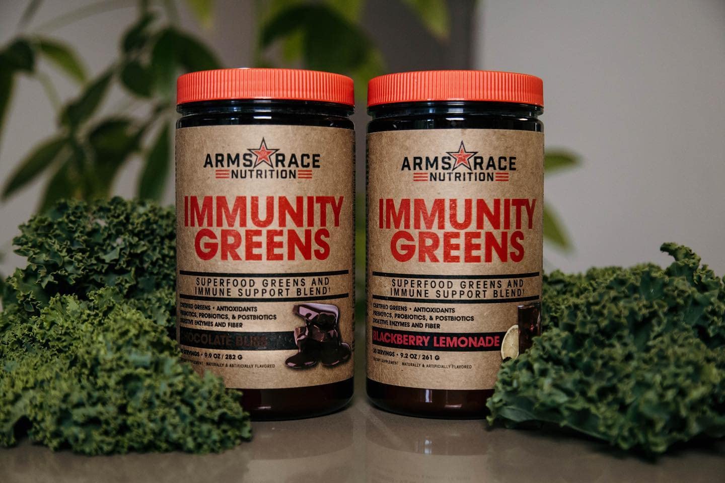 Arms Race Nutrition Immunity Greens Superfood Greens and Immune Support Blend - 9.2 oz. (30 Servings) (Pineapple Mango) - TrustMedUSA