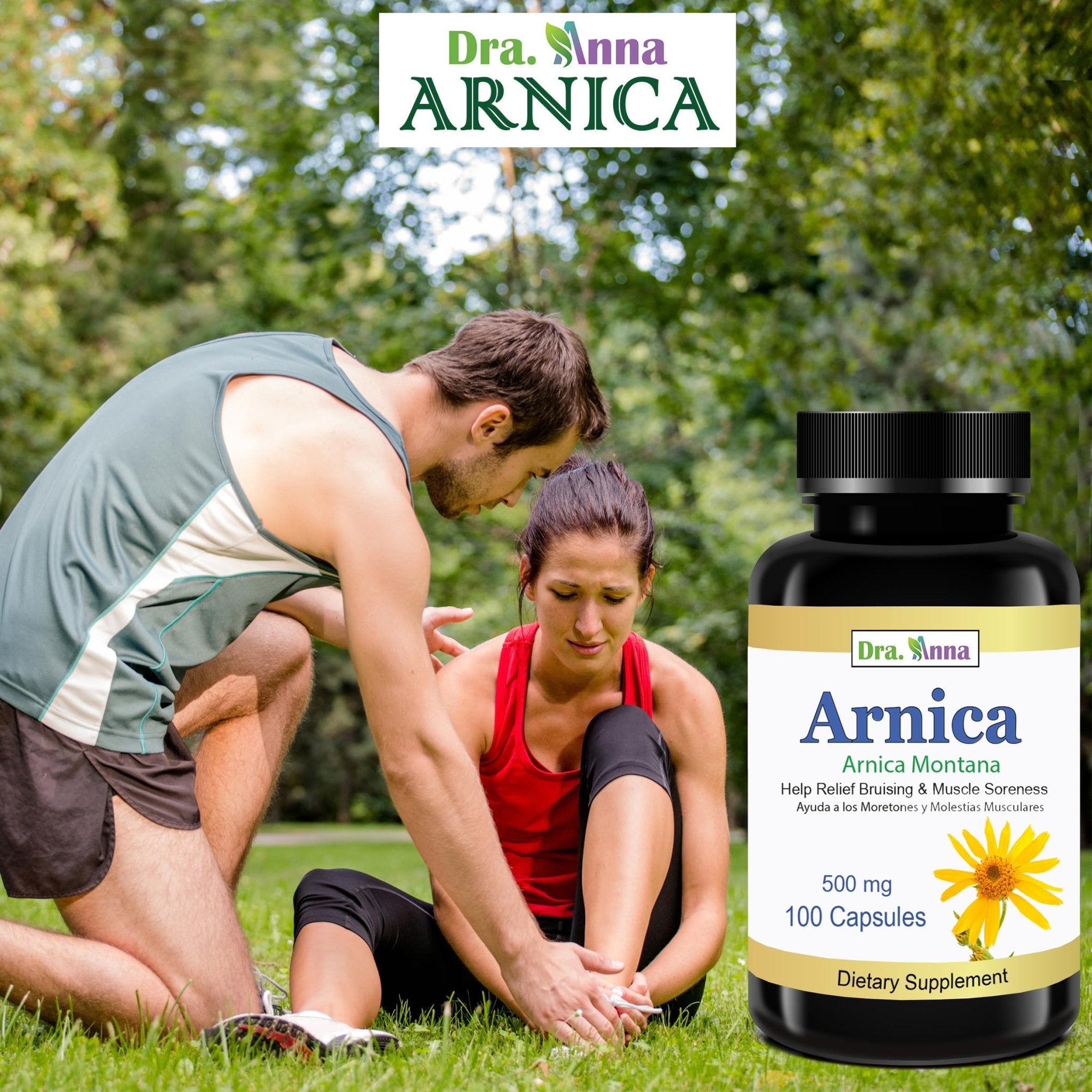 Arnica Montana Capsules 500mg 100 Capsules - TrustMedUSA