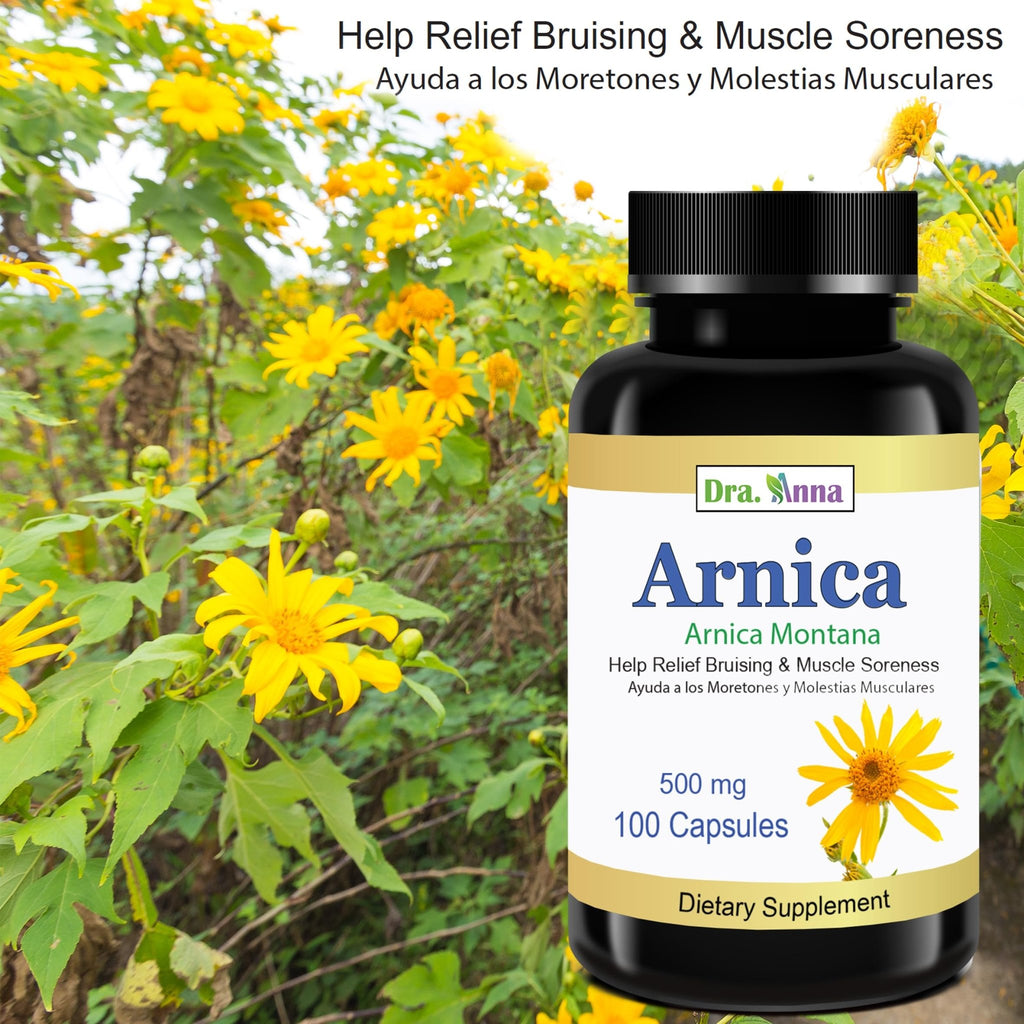 Arnica Montana Capsules 500mg 100 Capsules - TrustMedUSA