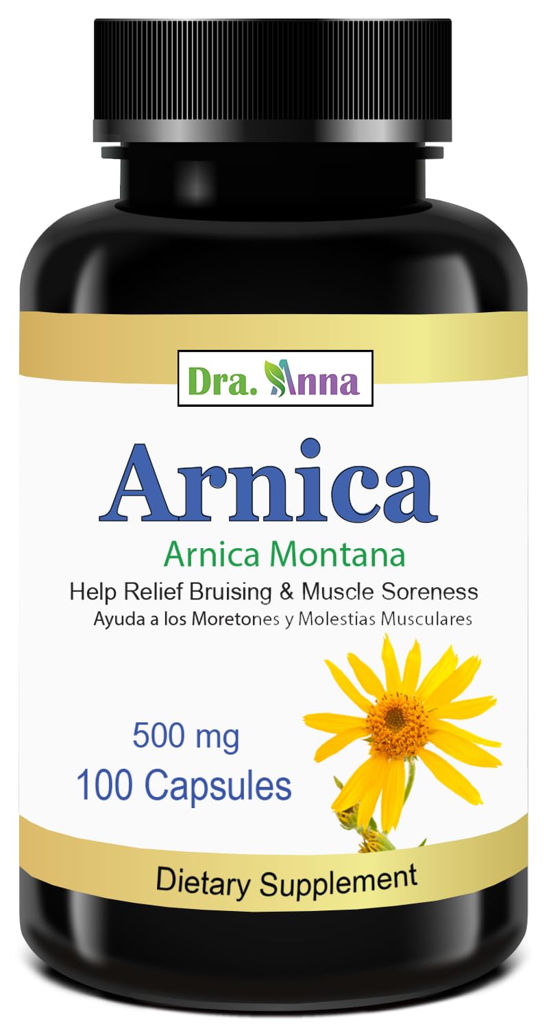 Arnica Montana Capsules 500mg 100 Capsules - TrustMedUSA