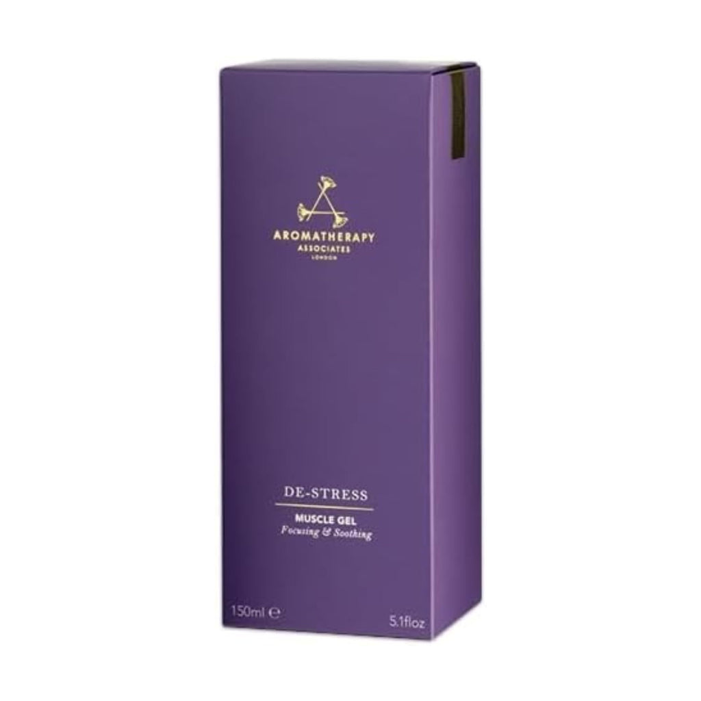 Aromatherapy Associates De-Stress Muscle Gel, Cooling & Warming Massage Gel with Ginger, Black Pepper & Rosemary Essential Oils for Daily Tension & Post-Activity Comfort, 5.07 oz - TrustMedUSA
