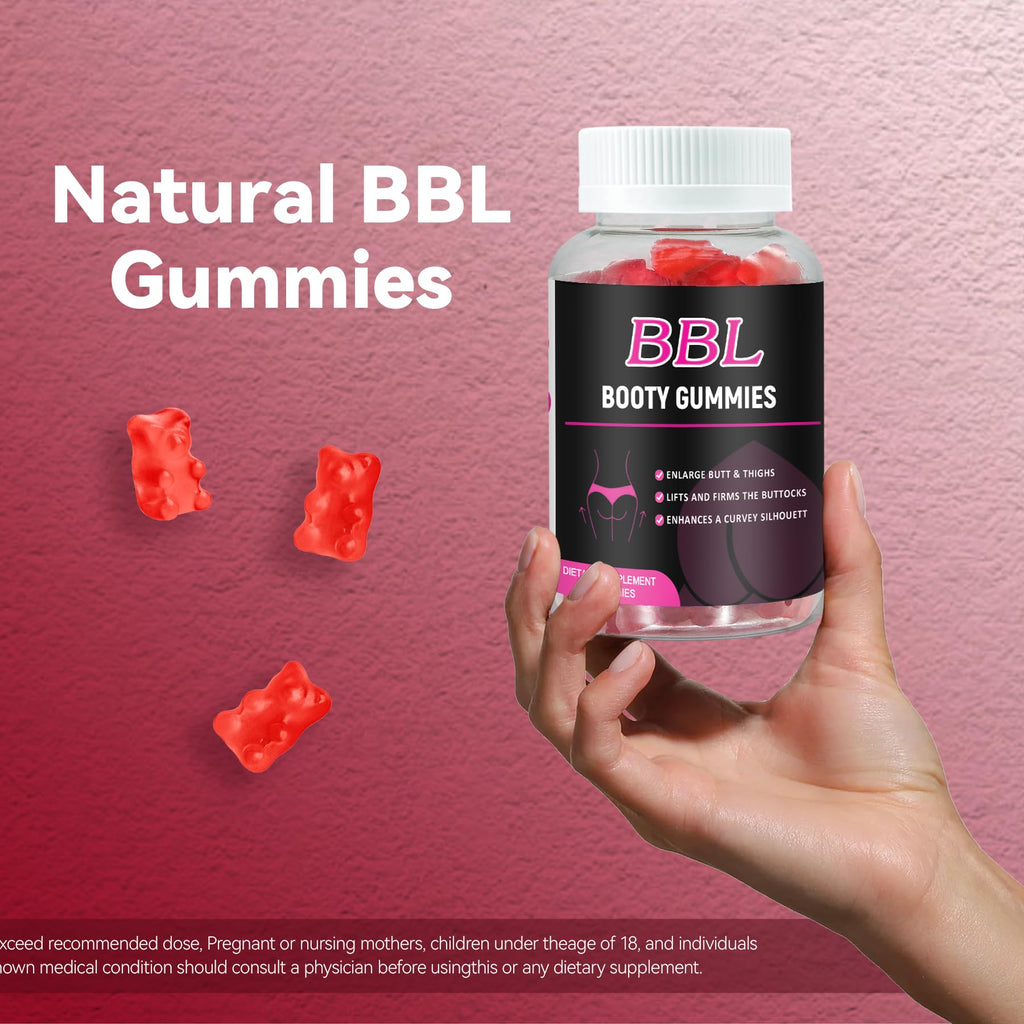 Aromlife BBL Gummies for Women, 60 Count Bear Shape Booty Gummies with Herbal Ingredients, BBL Vitamin Gummy with Fenugreek, Asian Ginseng, Motherwort, Saw Palmetto, Anise Seed & Vitamin C - TrustMedUSA