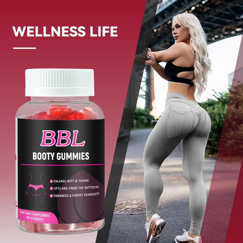 Aromlife BBL Gummies for Women, 60 Count Bear Shape Booty Gummies with Herbal Ingredients, BBL Vitamin Gummy with Fenugreek, Asian Ginseng, Motherwort, Saw Palmetto, Anise Seed & Vitamin C - TrustMedUSA