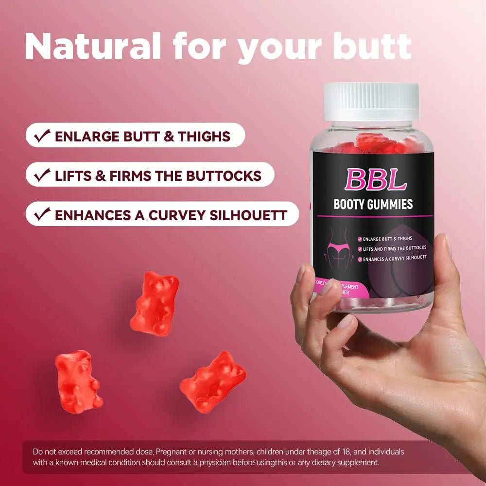 Aromlife BBL Gummies for Women, Pack of 3, Bear Shape Booty Gummies with Herbal Ingredients, BBL Vitamin Gummy with Fenugreek, Asian Ginseng, Motherwort, Saw Palmetto, Anise Seed & Vitamin C - TrustMedUSA
