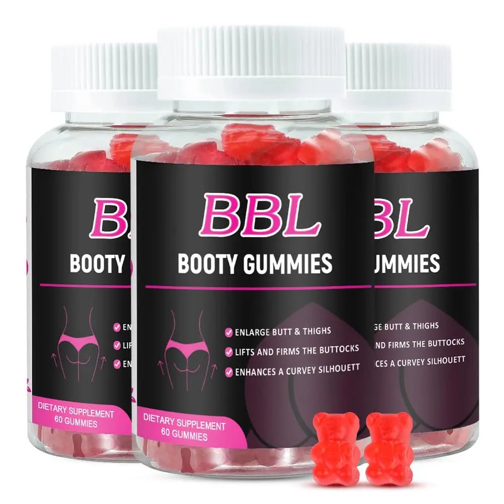 Aromlife BBL Gummies for Women, Pack of 3, Bear Shape Booty Gummies with Herbal Ingredients, BBL Vitamin Gummy with Fenugreek, Asian Ginseng, Motherwort, Saw Palmetto, Anise Seed & Vitamin C - TrustMedUSA