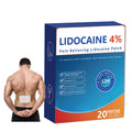 AROSLU Pain Relief Patches Lidocaine 4% ICY Patch Relieving Patch-12 Hour Acting Pain Patches-Muscle and Joint Pain Relief |Targets Neck,Back,Shoulders Pain relief-20patches - TrustMedUSA