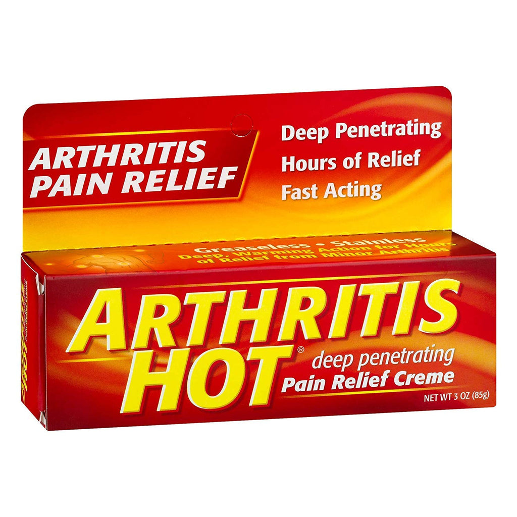 Arthritis Hot Pain Relief Creme-3, oz. - TrustMedUSA