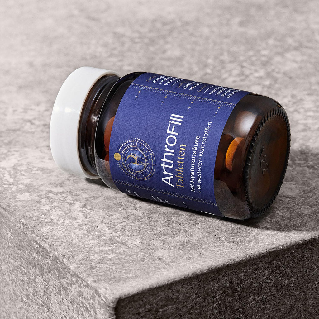ArthroFill™ Tablets - Proven European Joint Relief - Vegan Hyaluronic Acid - Nutrient Complex - Support Active Movement Functions with 15 Vital Micronutrients - Made in Germany - TrustMedUSA