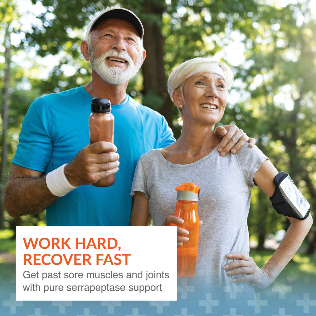 Arthur Andrew Medical, Serretia, Serrapeptase Formula for Muscle and Sinus Support, 60 Capsules - TrustMedUSA
