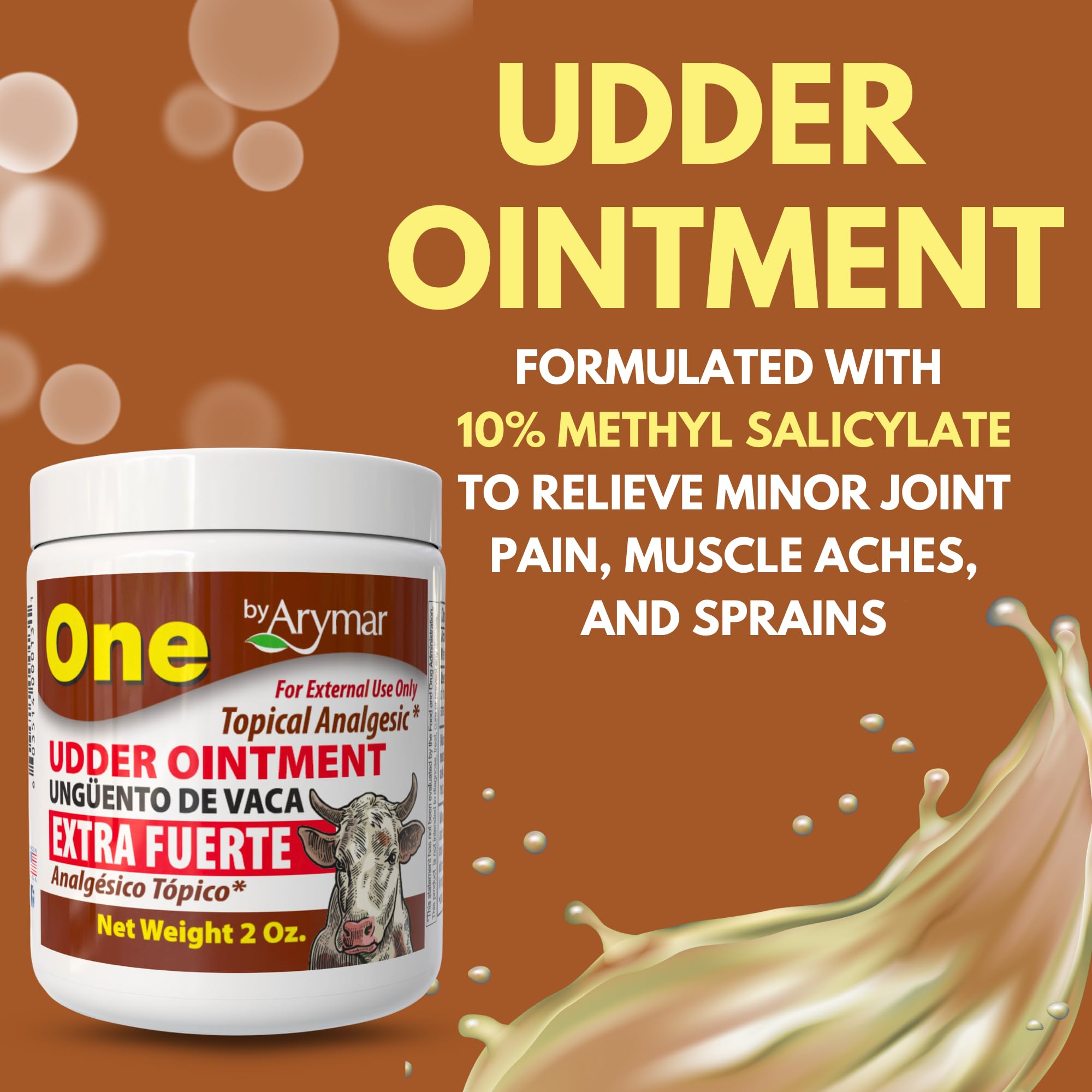 Arymar Udder Ointment: Intensive Soothing Cream for Muscle and Joint Comfort, Topical Balm for Tired Muscles and Skin manteinence, Traditional Formula, 2.6 oz - TrustMedUSA