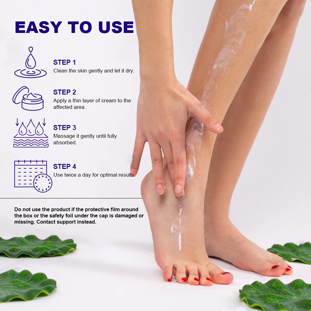 ASDToTio Urea Cream 42% - Premium Urea Foot Cream - With 2% Salicylic Acid, Tea Tree Oil, Shea Butter, Aloe Vera - For Feet, Hands, Heels, Elbows, Knees and More - 4 oz - Maple Wellness Supplements