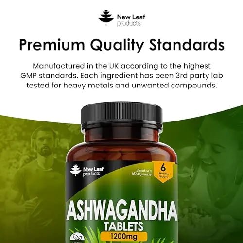 Ashwagandha 1200mg - 365 Vegan Tablets Pure High Strength Ashwagandha Root - TrustMedUSA