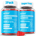 Ashwagandha Gummies, Magnesium Glycinate Gummies 2000mg for Adults, Vitamin B6, Zinc, Rhodiola Rosea, Lemon Balm, Relaxation Support, Natural Zzz, Brain, Muscle, Stamina, Energy, Sugar Free - TrustMedUSA
