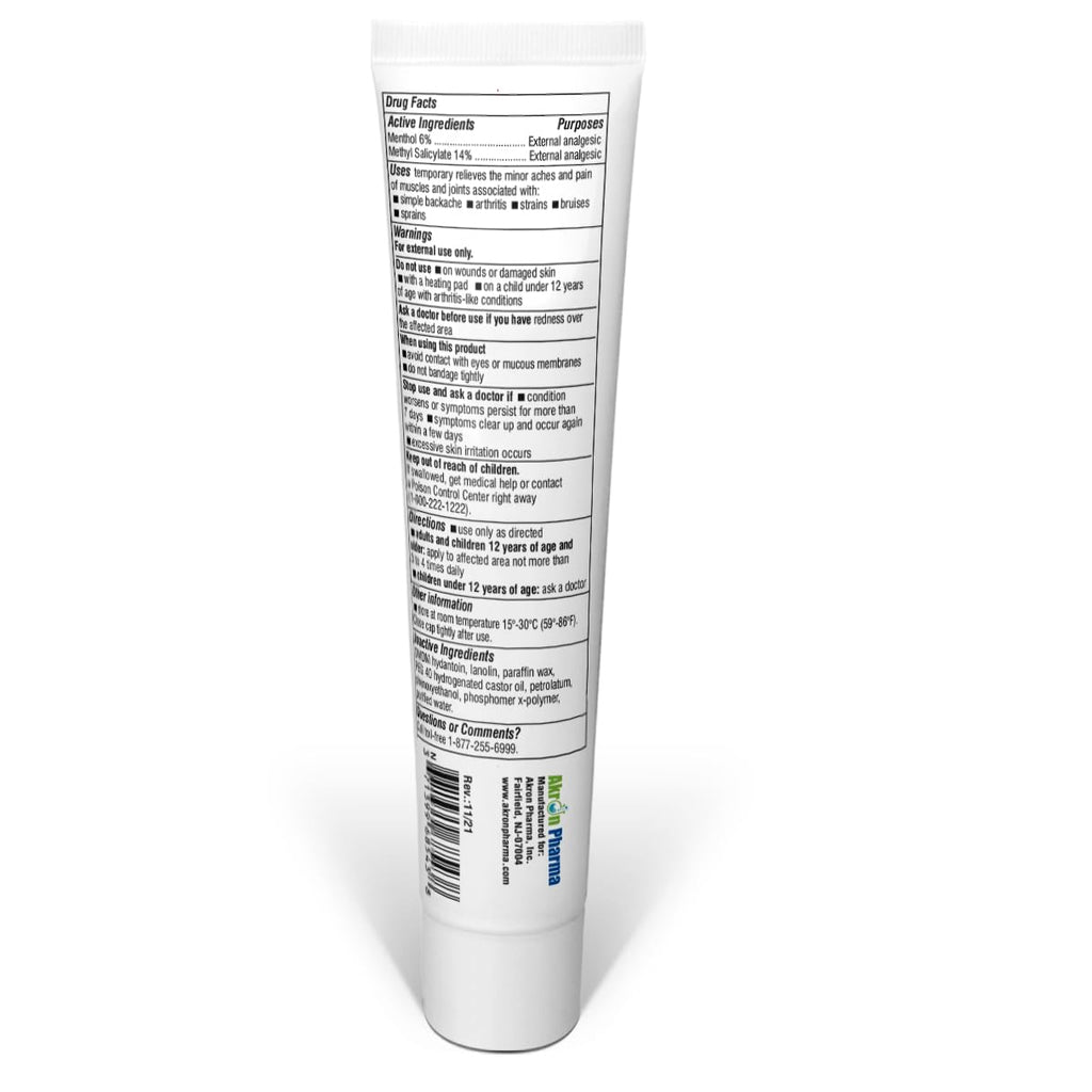 ASPERFLEX Ultra Strength Topical Analgesic Pain Relief Cream for Arthritis, Muscle, and Joint Pains -3 oz by Akronpharma. - TrustMedUSA