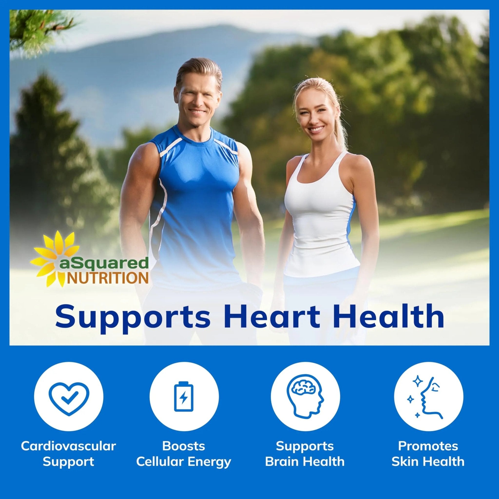 aSquared Nutrition CoQ10 (400mg Max Strength, 200 Capsules) - High Absorption Vegan Coenzyme Q10 Powder - Ubiquinone Supplement Pills, Extra Antioxidant CO Q-10 - TrustMedUSA