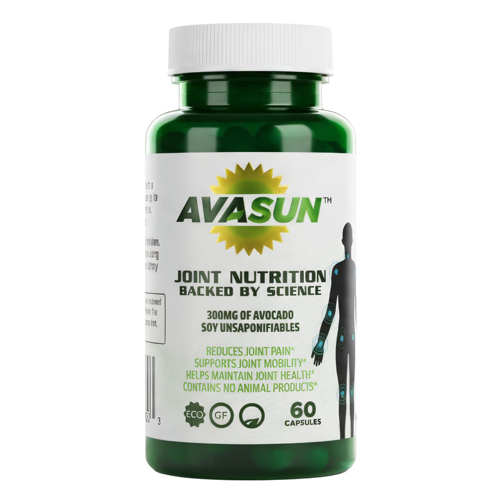 ASU Joint Support Supplement – 300mg Avocado Soy Unsaponifiables for Joint Comfort, Mobility & Cartilage Health, Clinically Studied, Plant-Based, Non-GMO, Gluten-Free, 60 Capsules (2 Month Supply) - TrustMedUSA