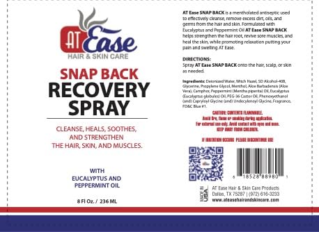 AT Ease Snap Back Recovery Muscle Spray - TrustMedUSA