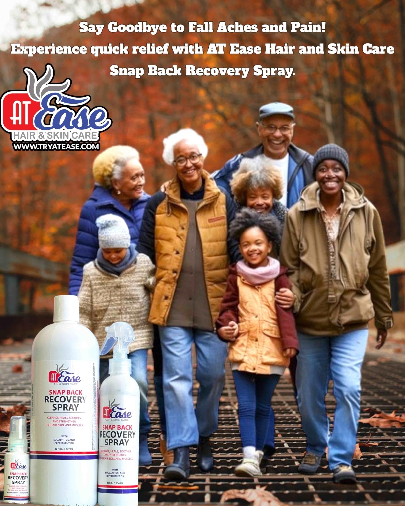 AT Ease Snap Back Recovery Muscle Spray - TrustMedUSA