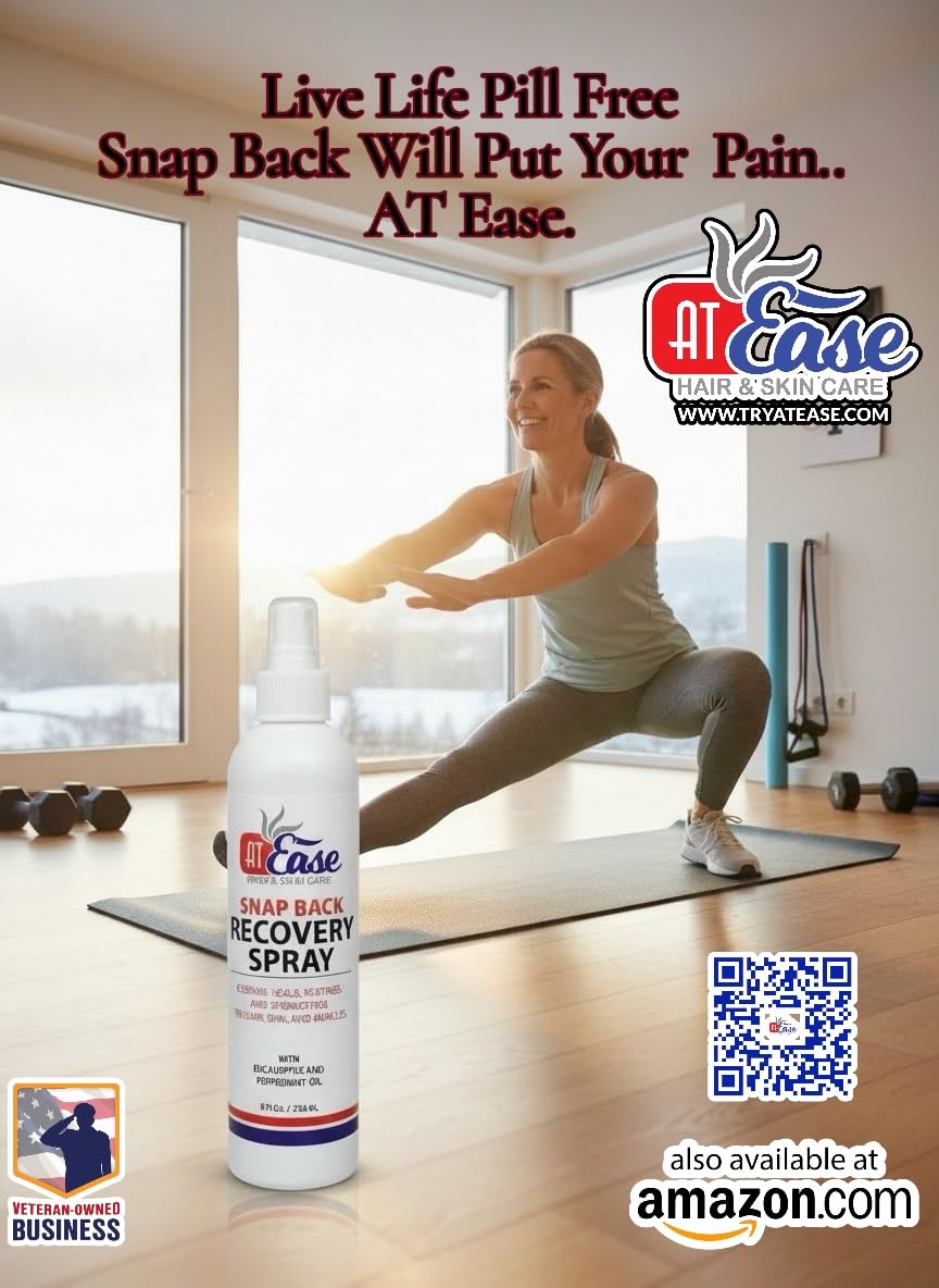 AT Ease Snap Back Recovery Muscle Spray - TrustMedUSA