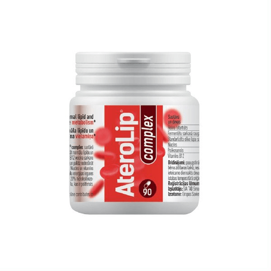 ATEROLIP COMPLEX 90 Capsules Supplement Blood Quality Choline Vitamins Health - TrustMedUSA