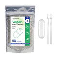 ATLEMISME Empty Vegan Capsules Size 1 - Vegan Capsules Empty (1000 Count) - TrustMedUSA
