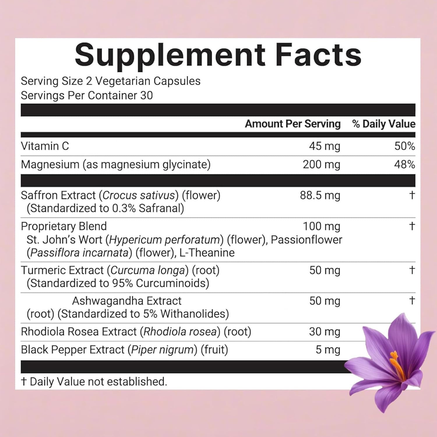 Auren Saffron Supplements,Advanced 10-in-1 Wellness Supplement | Ashwagandha, Fat-Soluble Vitamin C, Saffron Extract, Magnesium, Turmeric | 60 Vegan Capsules | Non-GMO - TrustMedUSA