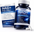 Aureph Vantique Men's NAD+ Supplement with Resveratrol, CoQ10, L-Citrulline & Lycopene - Nitric Oxide Support, Prostate Care, Anti-Aging, Stamina & Cellular Energy Boost 60 Capsules - TrustMedUSA