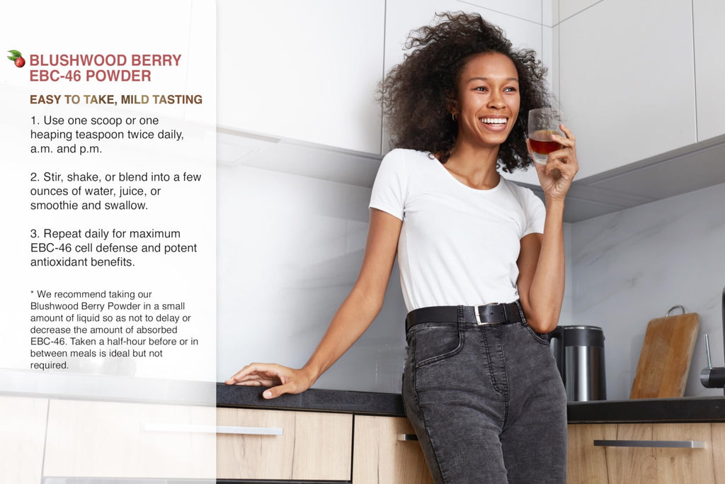 Aussie Pure Blushwood Berry Powder EBC-46 - Maximum Strength Immune and Cell Support - Contains The Fruit and Seed - 180g/6.4oz Per Container - TrustMedUSA