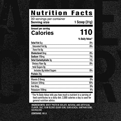 Authentic ISO Grass Fed Whey Protein Isolate Powder - Low Carb, Non-GMO Muscle - TrustMedUSA