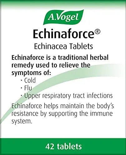 A.Vogel Echinaforce Echinacea Tablets | Relieves Cold & Flu Symptoms by Strengthening - TrustMedUSA
