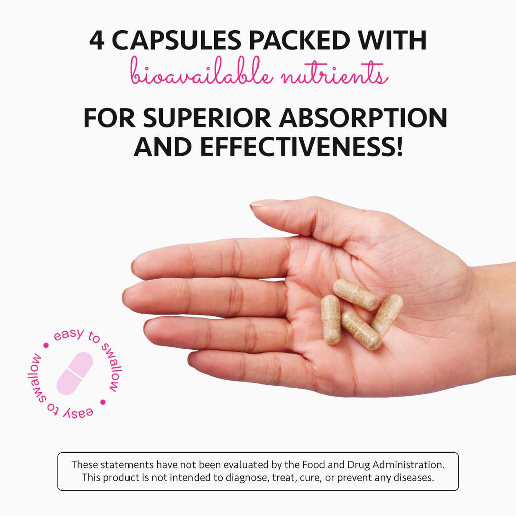 Ayurvedic Elite Prenatal Vitamins with Folate, Choline, Iron, Iodine & more | Made in USA | Optimal Bioavailability | Supports Baby's Growth and Brain Development | 30 Day Supply - OSH Wellness - TrustMedUSA