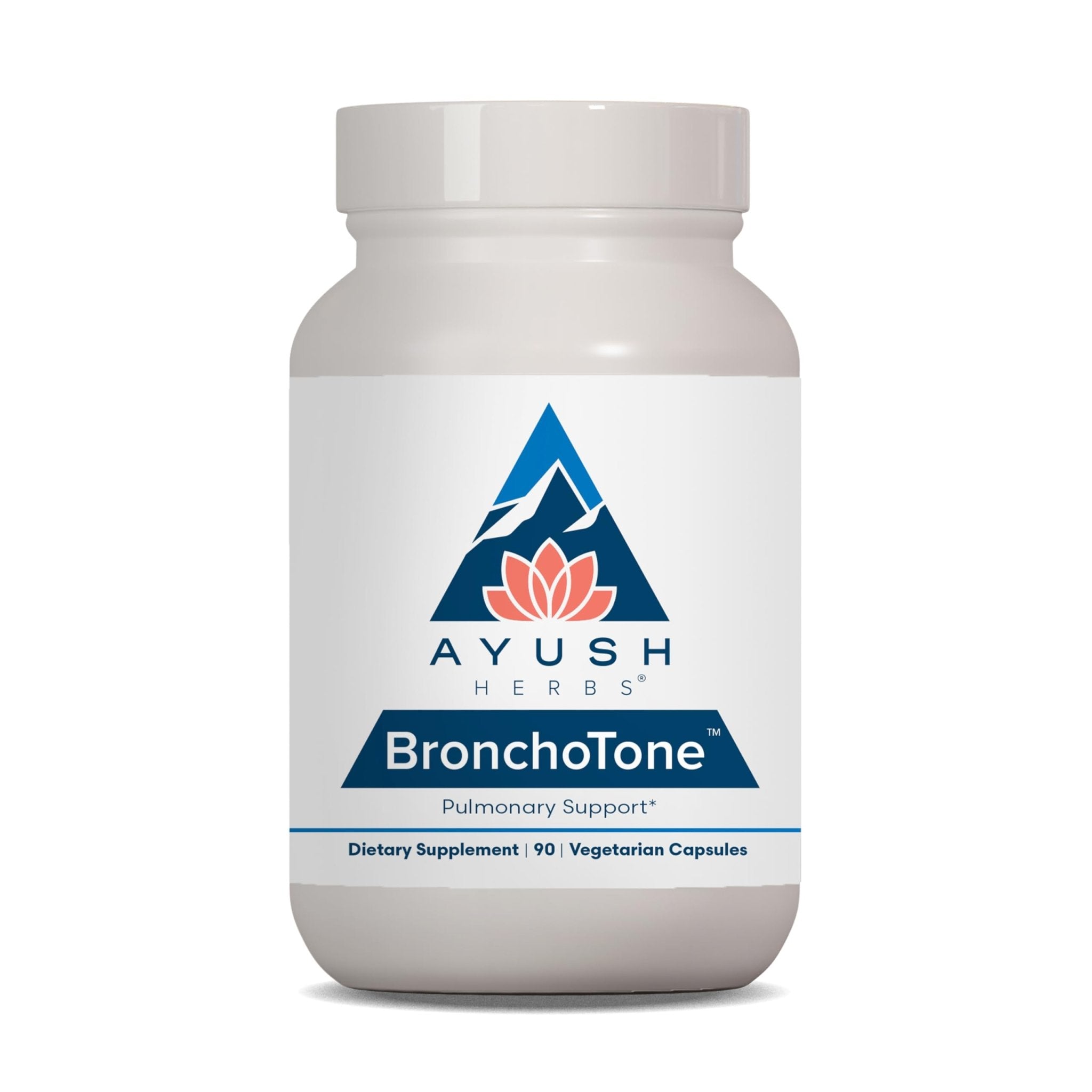Ayush Herbs Bronchotone - Bronchial Support, Respiratory and Immune-Support Support Supplement for Women & Men, Adults, Pulmonary Care Supplement - 90 Vegetarian Capsules (1 Count) - TrustMedUSA