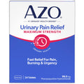 Azo Urinary Pain Relief Maximum Strength, Fast Relief Of Uti Pain, Burning & Urgency, Targets Source Of Pain, 1 Most Trusted Brand, 24 Tablets - Maple Wellness Supplements