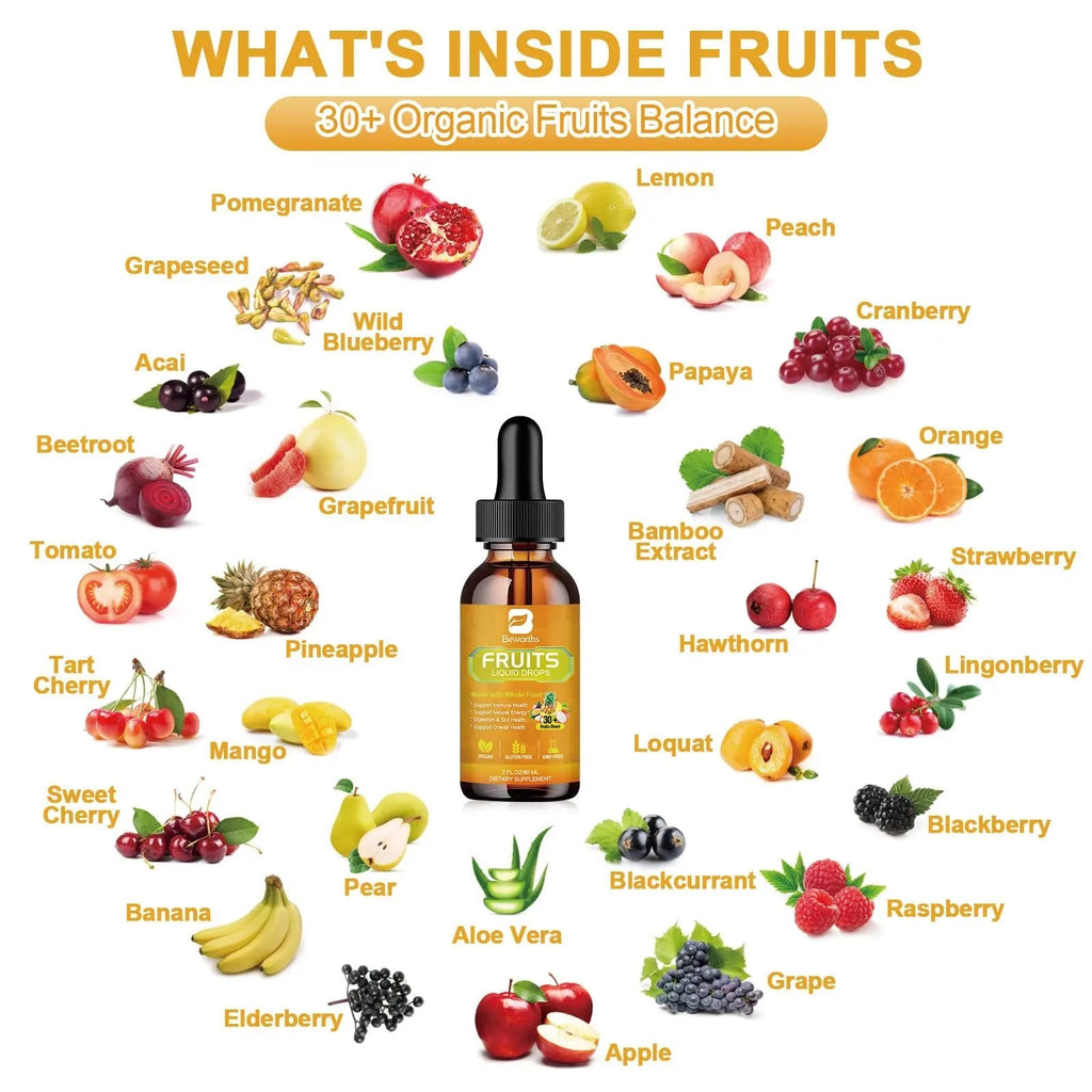 B BEWORTHS Fruits and Veggies Supplement - Balance of Natural Fruit and Vegetable - TrustMedUSA