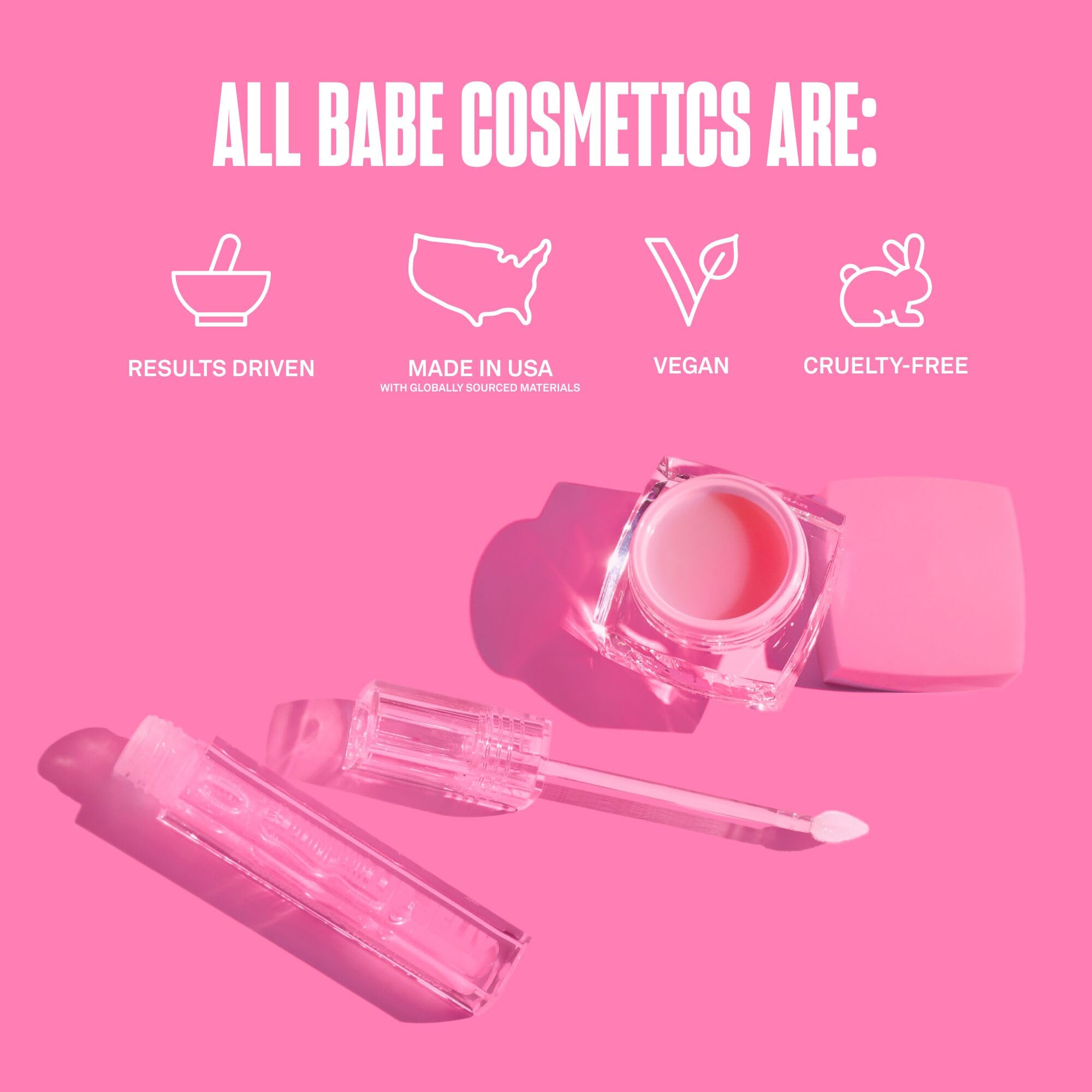 Babe Original Babe Glow Fragrance-Free Lip Sleeping Mask for Softer Lips, Hyaluronic Acid & Antioxidant Infused for Smoothe - TrustMedUSA
