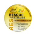 Bach Rescue PASTILLES, Orange and Elderflower Flavor, Natural Stress Relief Lozenges, Homeopathic Flower Essence, Vegetarian, Gluten & Sugar-Free, 35 Count - Maple Wellness Supplements