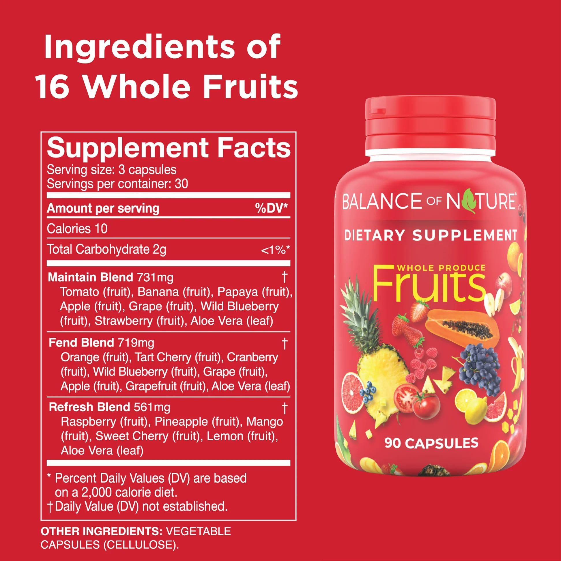 Balance of Nature Whole Fruits Supplement with Superfood Fruits - TrustMedUSA