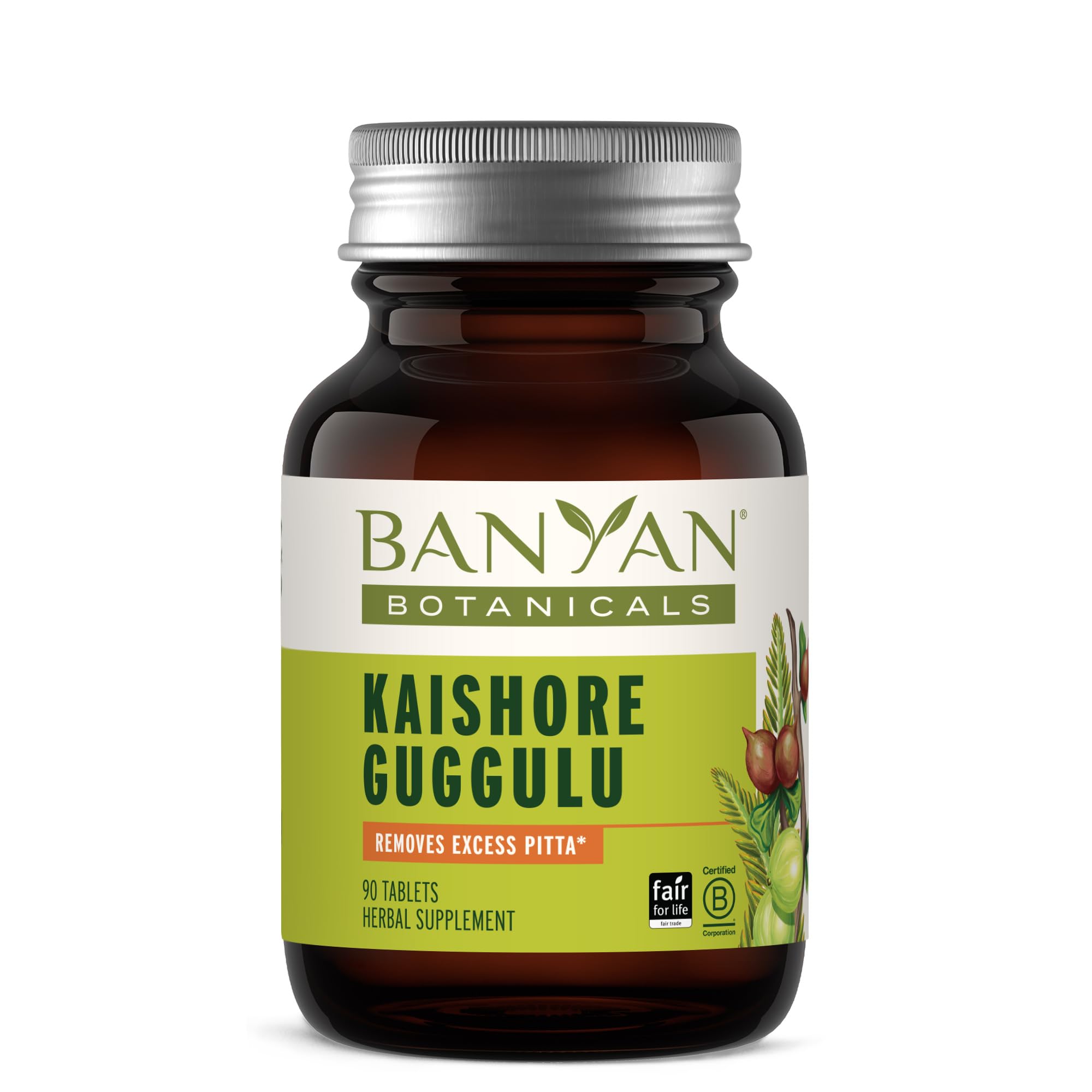 Banyan Botanicals Kaishore Guggulu – Organic Joint Support Supplement – Traditional Blend that Supports Healthy Joints, Muscles, and Connective Tissue* – 90 tablets – Non-GMO Sustainably Sourced Vegan - TrustMedUSA