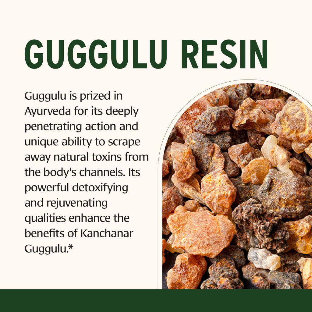 Banyan Botanicals Kanchanar Guggulu Tablets – Organic Lymph Supplement with Guggulu Resin – Promotes the Healthy Elimination of Natural Toxins* – 90 Tablets – Non-GMO Sustainably Sourced Vegan - TrustMedUSA