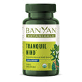 Banyan Botanicals Organic Tranquil Mind – Nervous System Support & Physical Relaxation Supplement – with Skullcap, Passionflower & Gotu Kola – Non-Drowsy Systemic Grounding – 90 Tablets – USDA Organic - TrustMedUSA