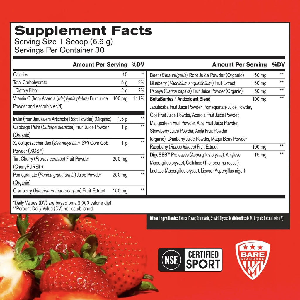 BARE PERFORMANCE NUTRITION BPN Health & Wellness Bundle, Strong Reds, Strong Greens Lemon, Strong Joints - TrustMedUSA