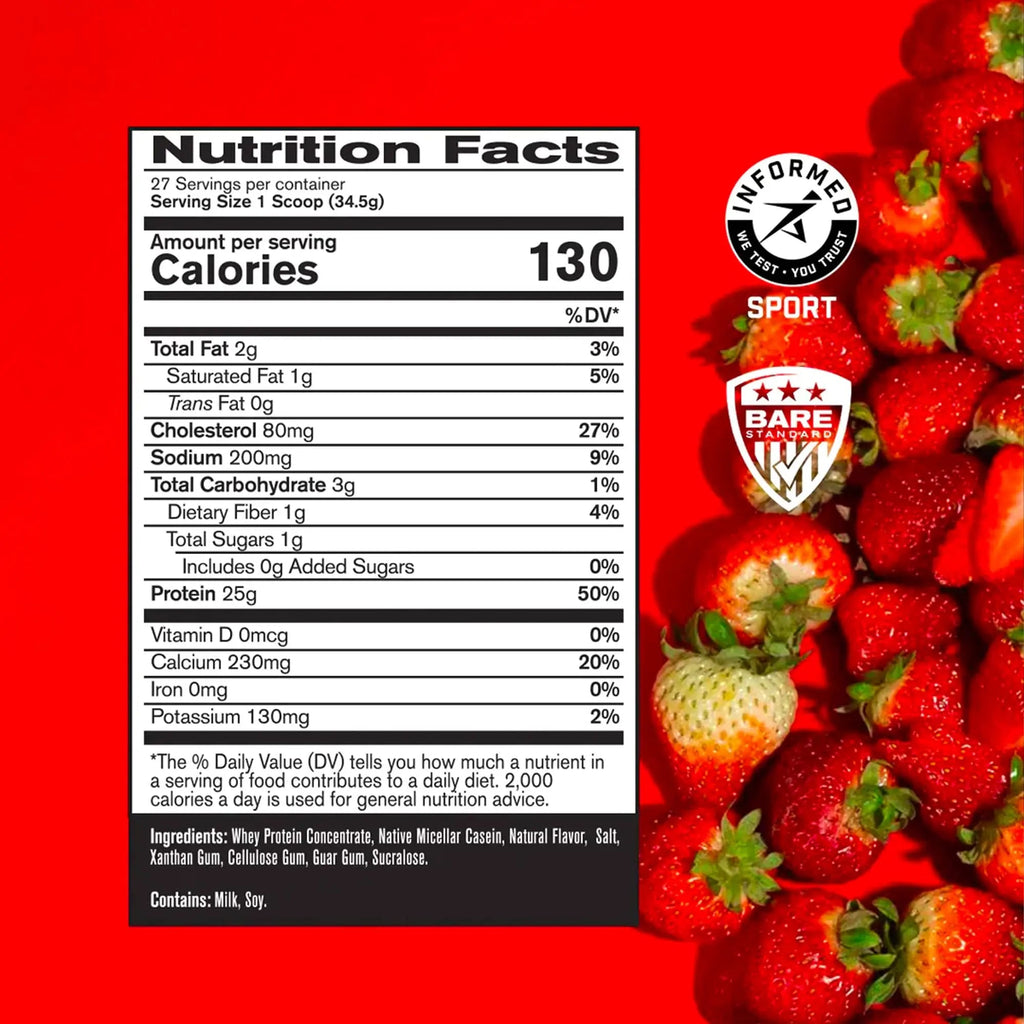 Bare Performance Nutrition, BPN Whey Protein Powder, Whey Protein Concentrate, Native - TrustMedUSA